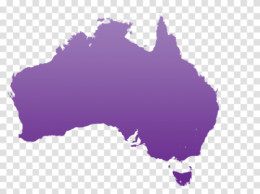 Taco Bell Map Of Australia, Purple, Plant, Tree, Flower Transparent Png