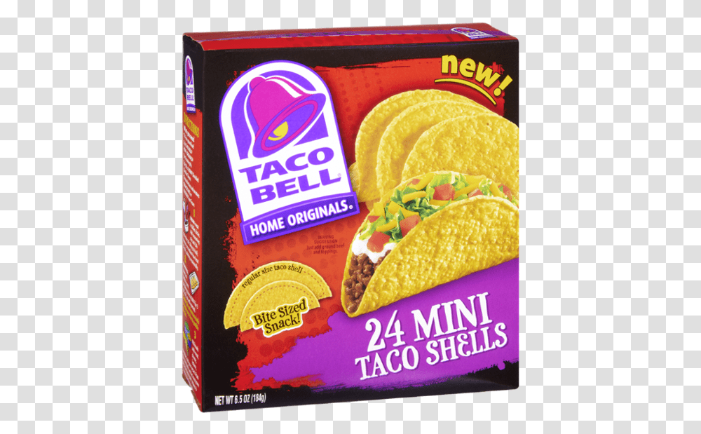 Taco Bell Mini Taco Shells, Food, Burger Transparent Png
