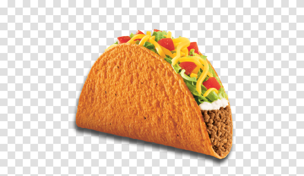 Taco Bell Taco, Bread, Food, Hot Dog, Meal Transparent Png