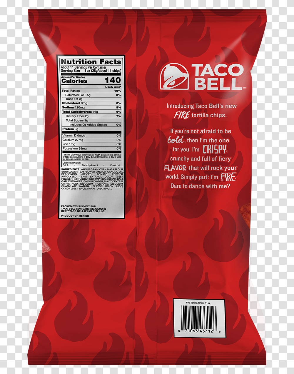 Taco Bell Tortilla Chips Taco Bell Fiery Chips, Poster, Advertisement, Flyer, Paper Transparent Png