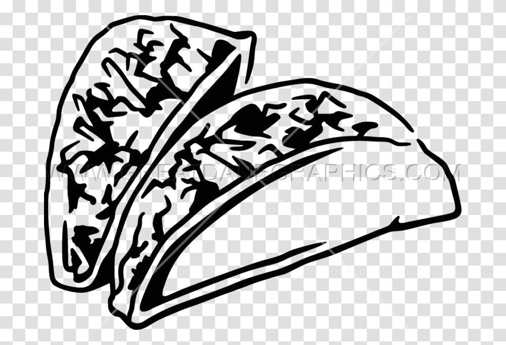 Taco Clipart Black And White, Plant, Leaf, Green, Insect Transparent Png