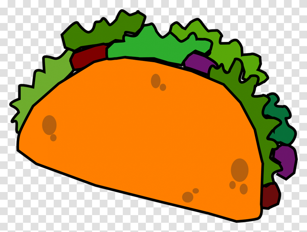 Taco Clipart Cartoon Tacos, Plant, Food, Produce, Vegetable Transparent Png