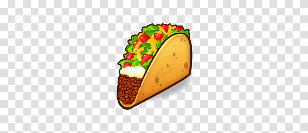 Taco Clipart Outline, Food Transparent Png