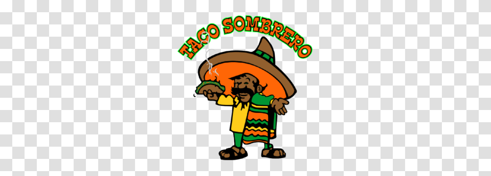 Taco Clipart Sombrero, Apparel, Hat, Person Transparent Png