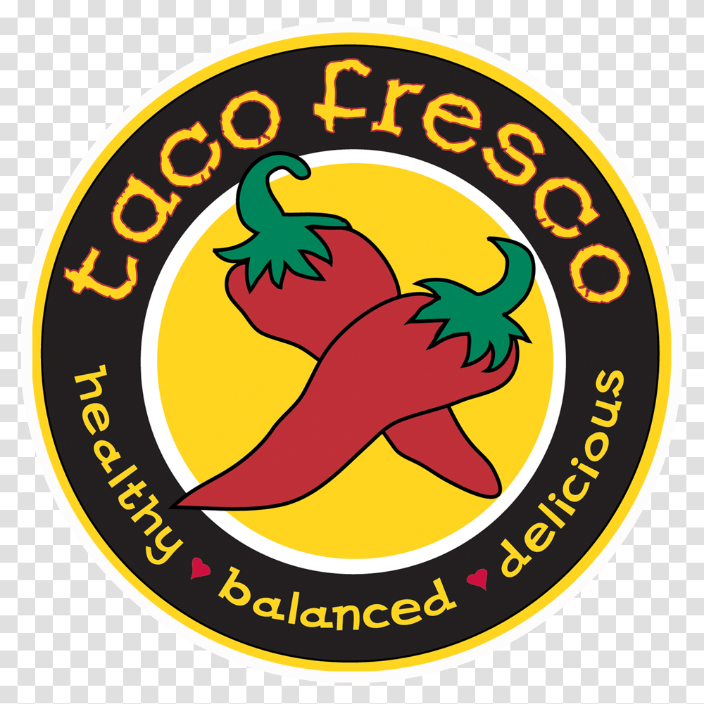 Taco Fresco Healthy Mexican Food Chicago Naperville, Logo, Trademark, Animal Transparent Png