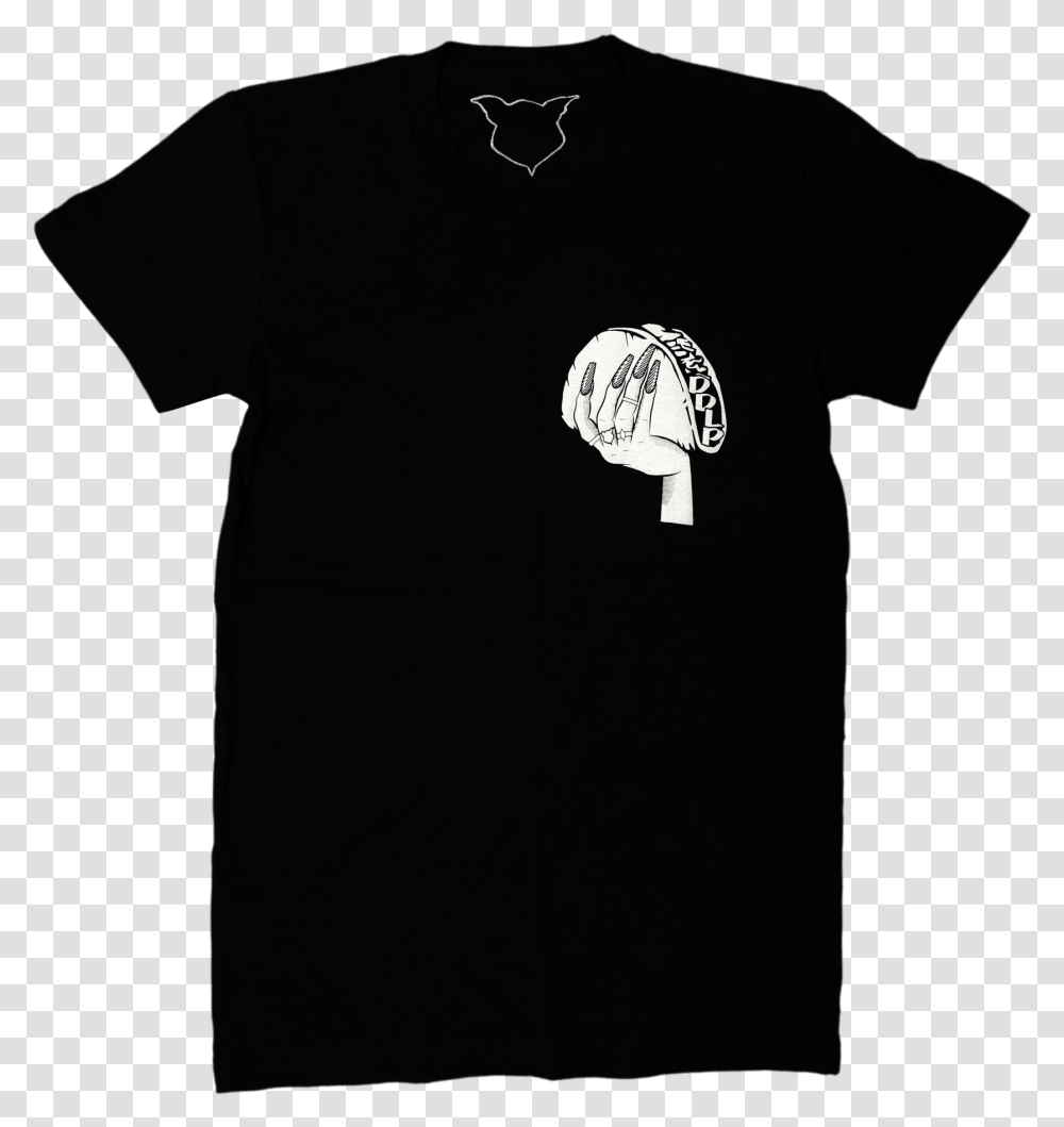 Taco Hand Shirt Illustration, Apparel, T-Shirt, Sleeve Transparent Png