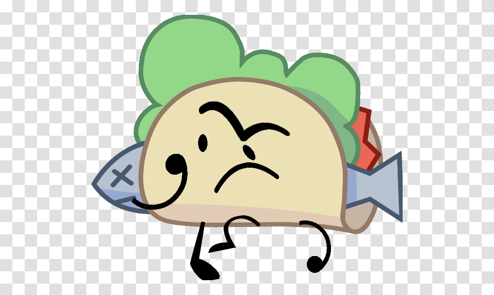 Taco Intro Pose Battle For Dream Island Taco, Giant Panda, Label, Pillow Transparent Png