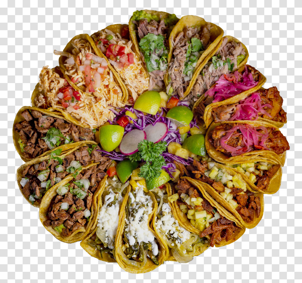 Taco Platter California Roll, Food, Crowd, Dish, Meal Transparent Png