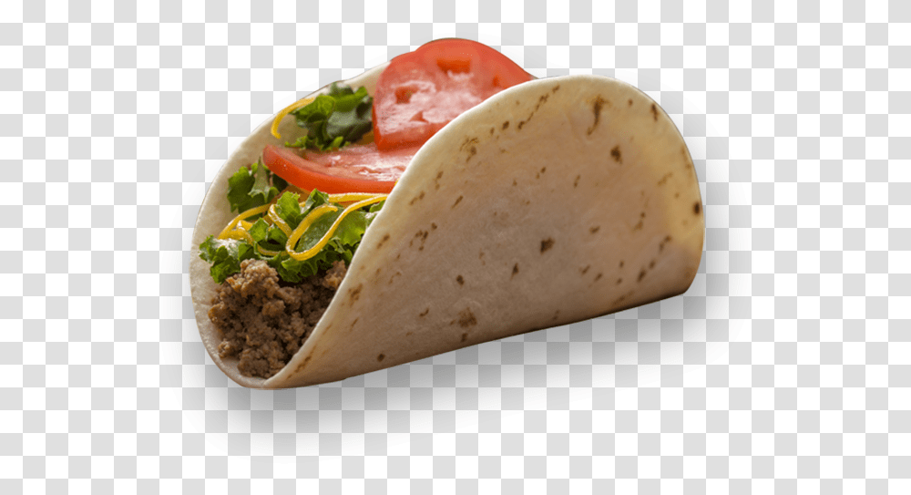 Taco Soft Taco Ground Beef Taco, Food, Bread Transparent Png