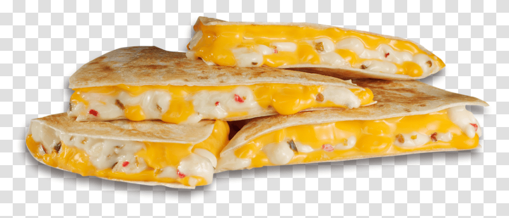 Taco Time Cheese Quesadilla, Burger, Food, Plant, Sliced Transparent Png