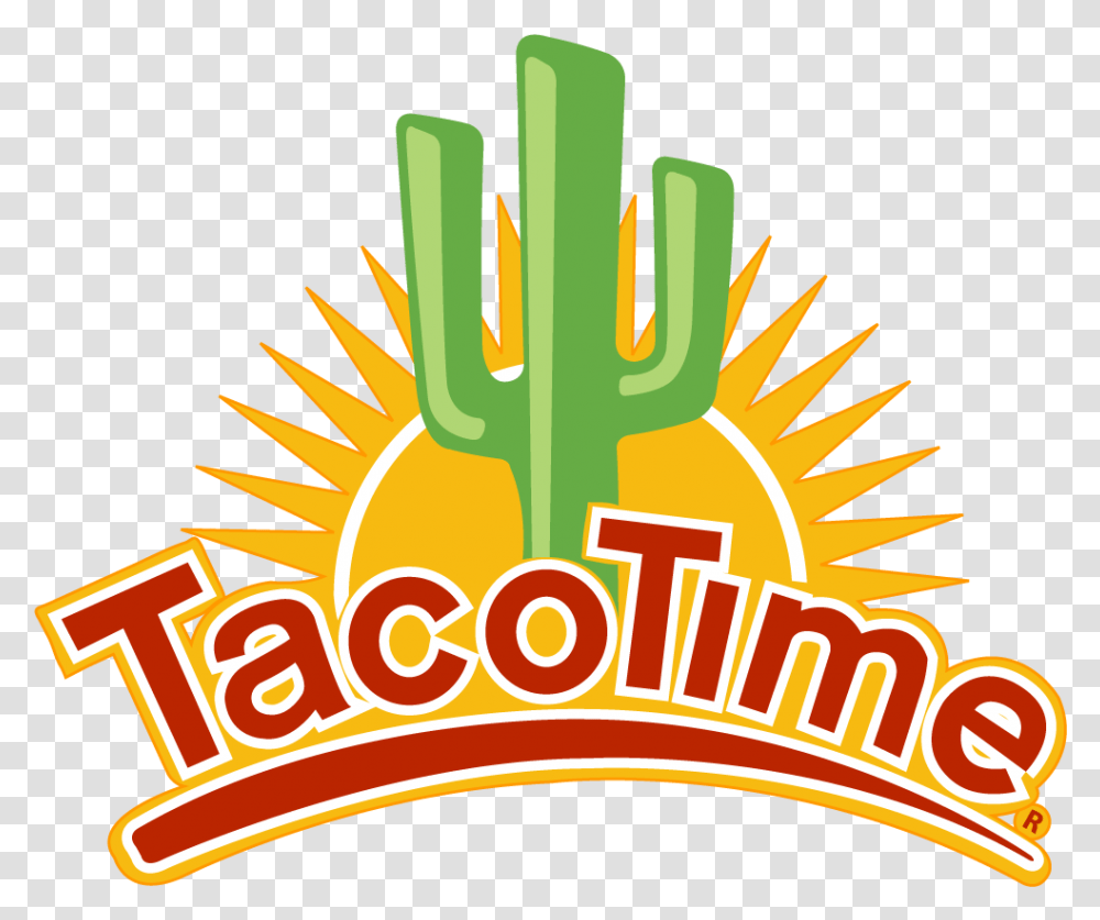 Taco Time Logo Restaurant Loadcom Taco Time, Plant, Text, Fire, Diwali Transparent Png