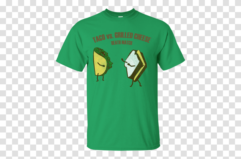 Taco Vs Grilled Cheese Death Match, Apparel, T-Shirt, Hand Transparent Png