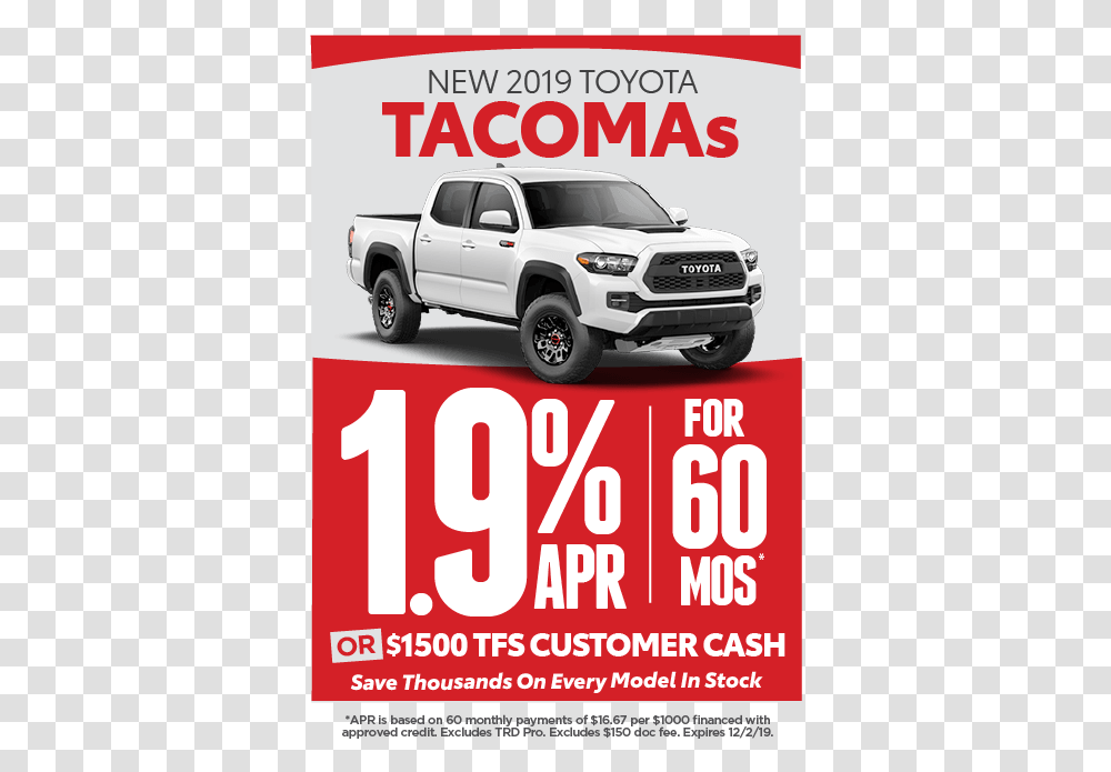 Tacoma Special Offers Toyota Tacoma, Flyer, Poster, Paper, Advertisement Transparent Png
