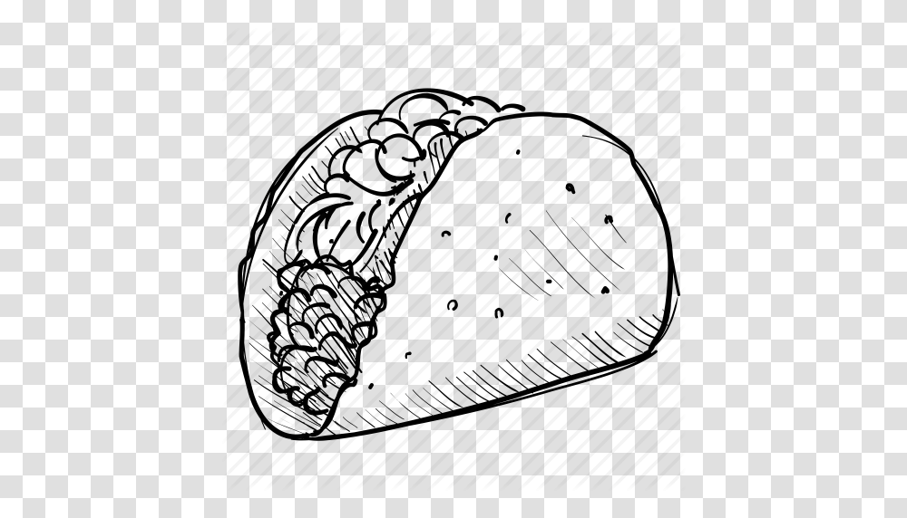 Tacos Clipart Black And White, Hat, Plant, Tie Transparent Png