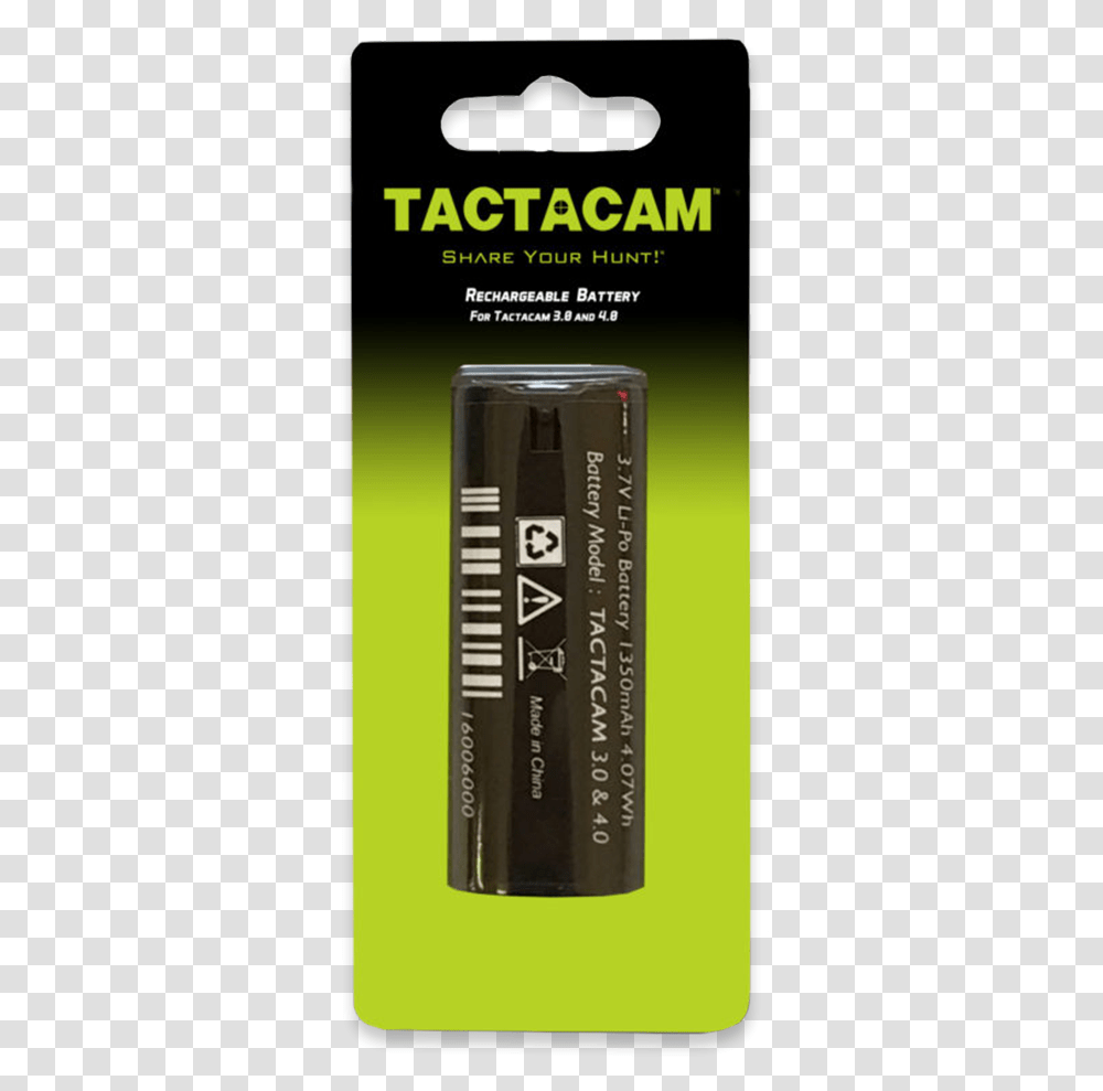 Tactacam Rechargeable Battery, Cosmetics, Bottle, Tin, Can Transparent Png