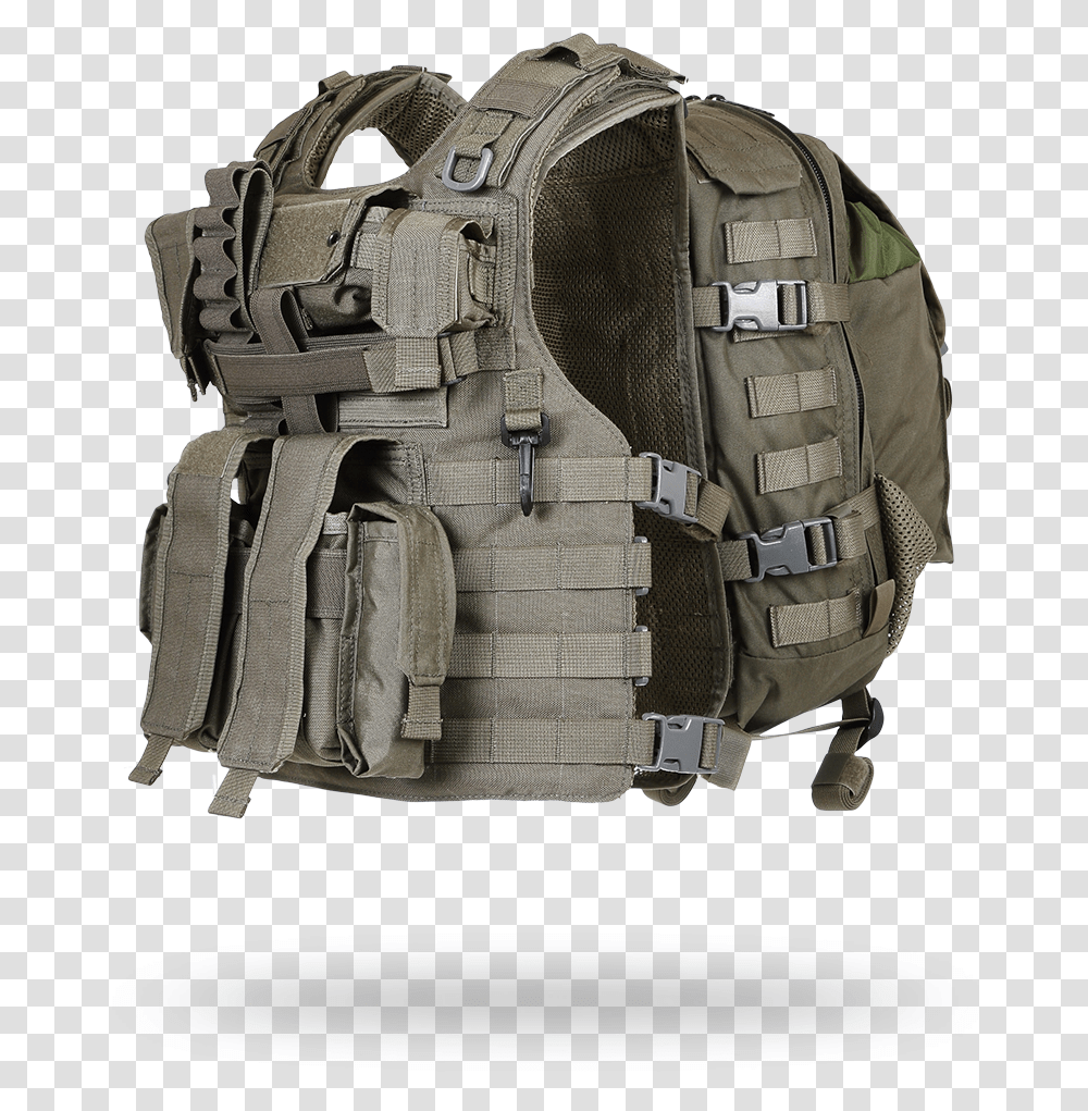 Tactical Backpack Vest, Apparel, Lifejacket, Bag Transparent Png
