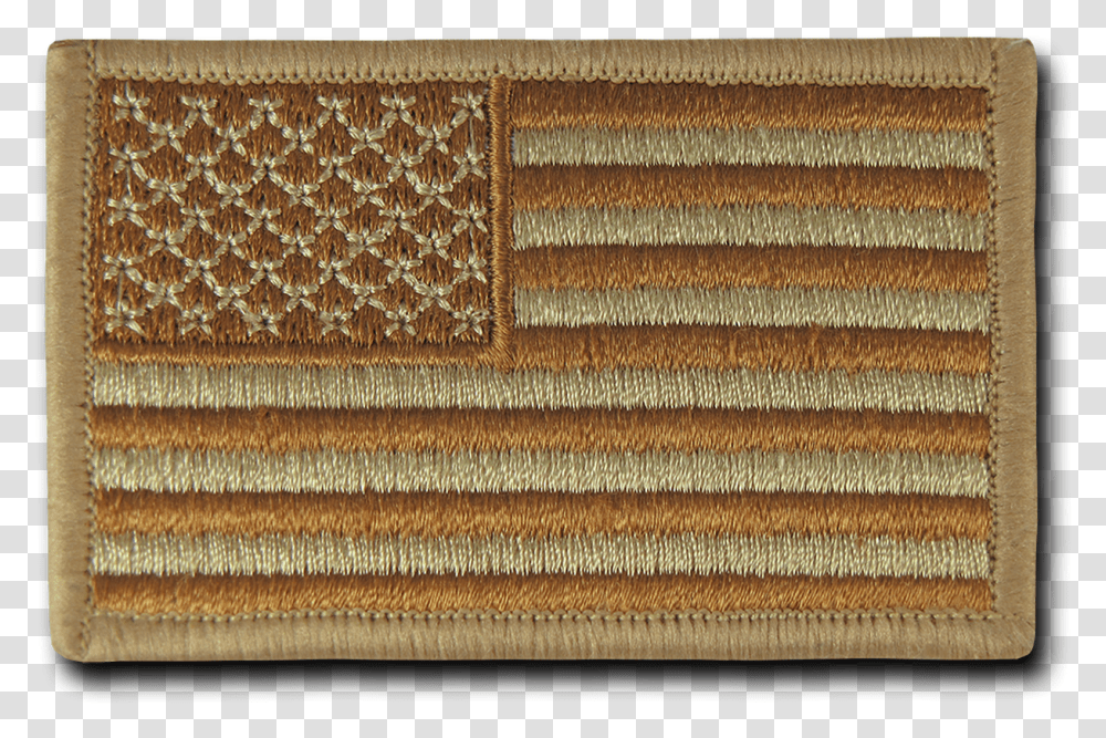 Tactical Patch Usa Flag Subdued Coyote Wallet, Rug Transparent Png