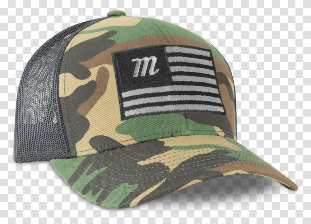 Tactical Usa Camo Hat Baseball Cap, Apparel, Military Uniform Transparent Png