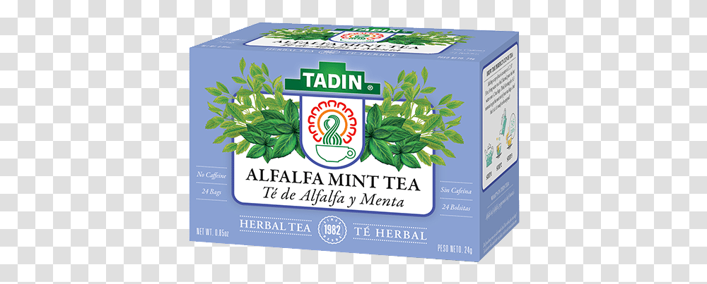 Tadin Alfalfa Mint Tea, Plant, Advertisement, Flyer, Poster Transparent Png