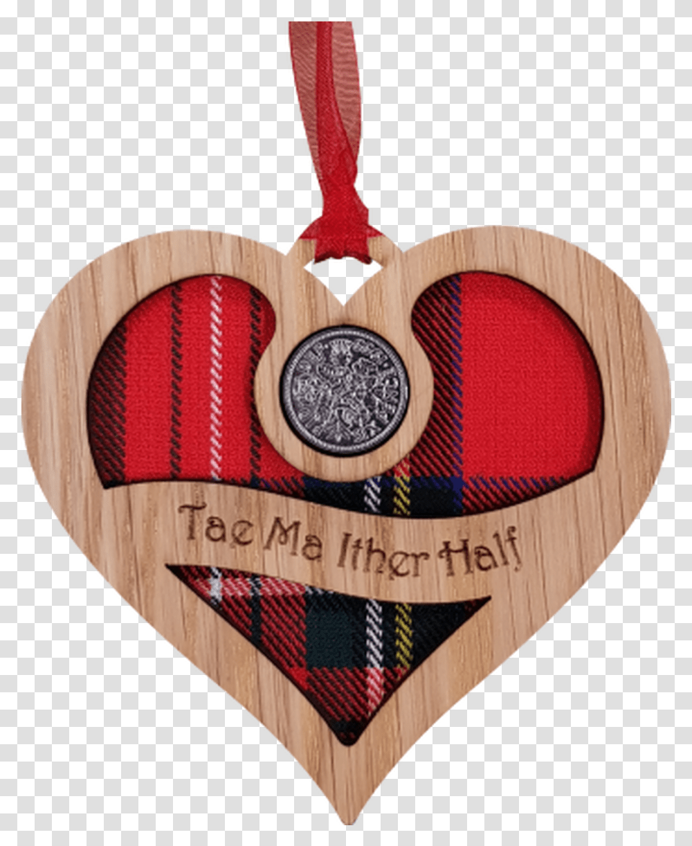 Tae Ma Ither Half Heart Lucky Sixpence Ls44 Lt Creations Gold Medal, Symbol, Logo, Trademark, Badge Transparent Png