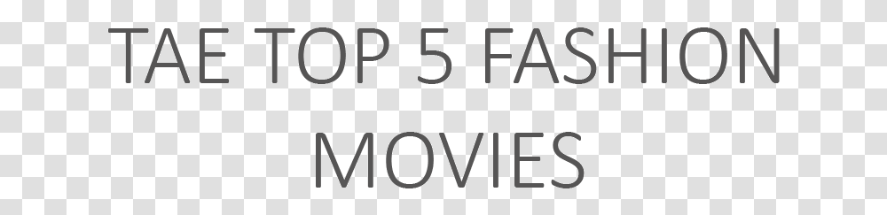 Tae Top 5 Fashion Movies Graphics, Number, Alphabet Transparent Png