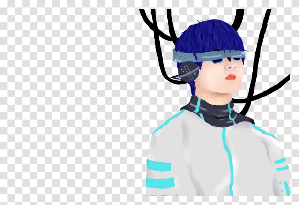 Taehyung Art Collab, Person, Hat, Costume Transparent Png