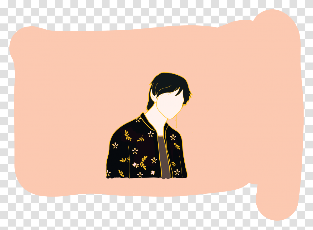 Taehyung, Back, Skin, Person, Cushion Transparent Png