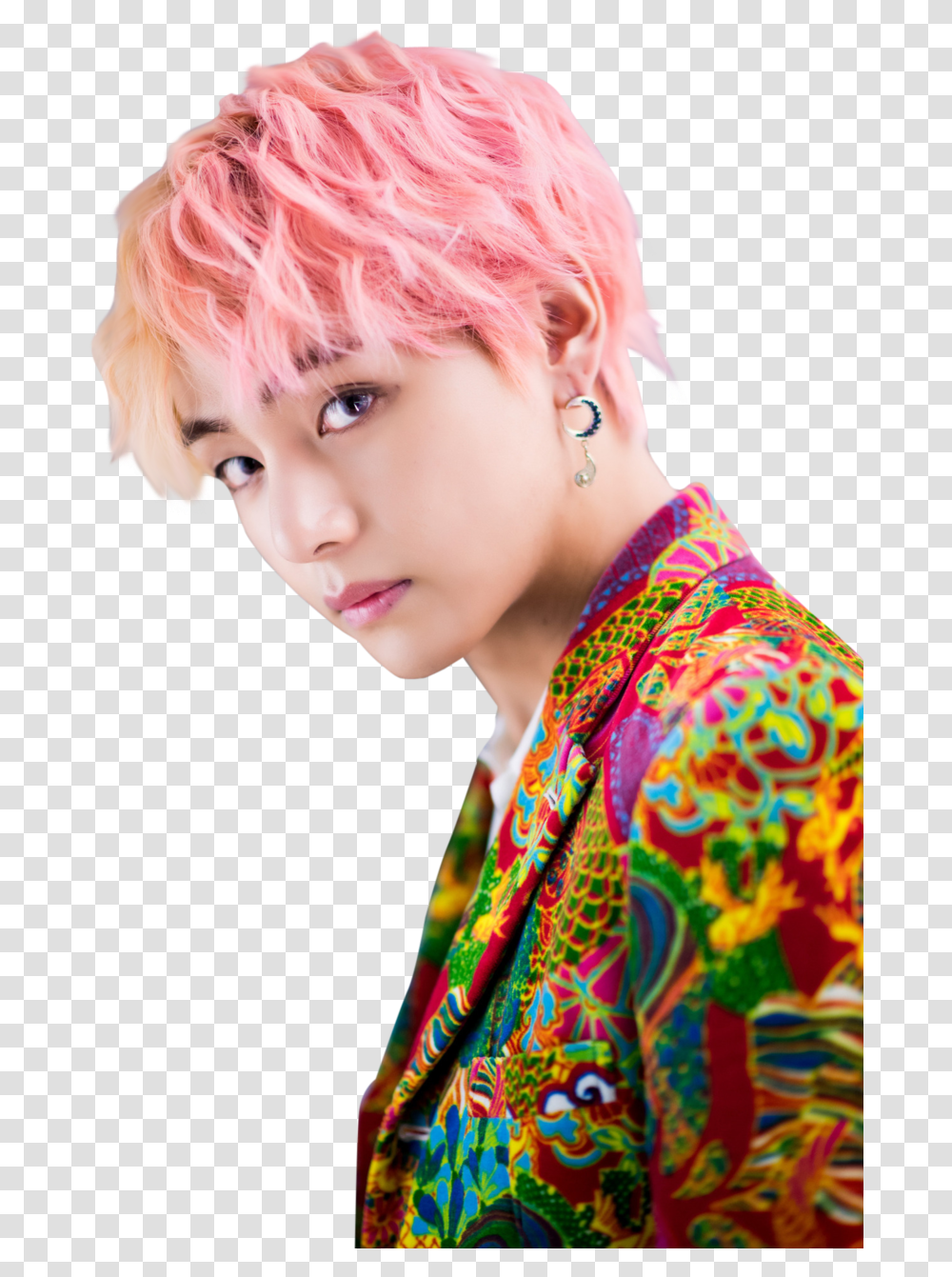Taehyung Bts And V Bts Idol, Hair, Person, Human, Hippie Transparent Png