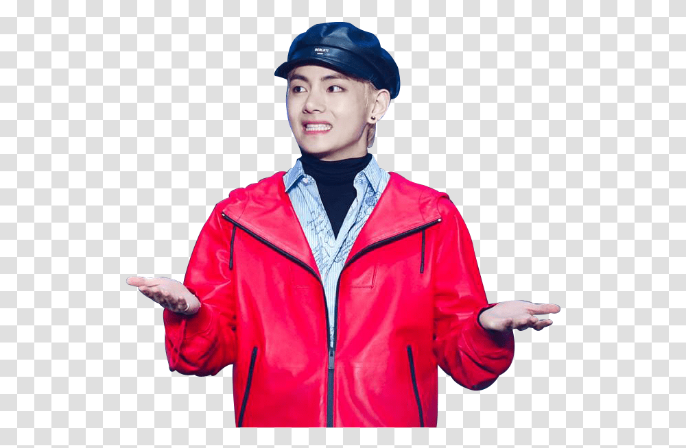 Taehyung Costume, Clothing, Apparel, Coat, Jacket Transparent Png