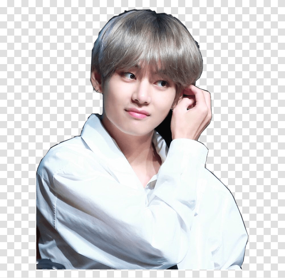 Taehyung Cut Out, Person, Sleeve, Long Sleeve Transparent Png