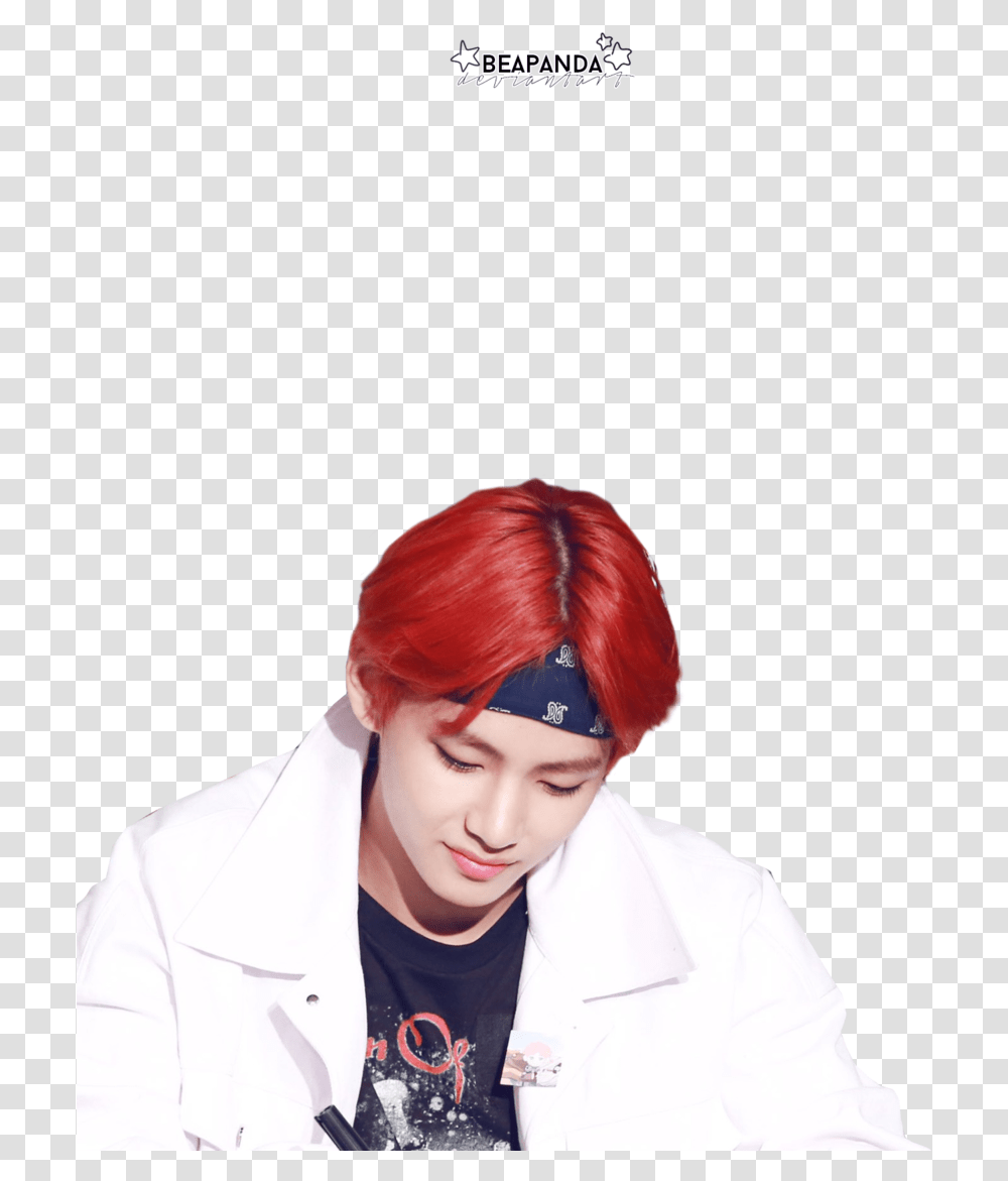 Taehyung Discovered By Tearsmin Girl, Clothing, Lab Coat, Person, Sunglasses Transparent Png
