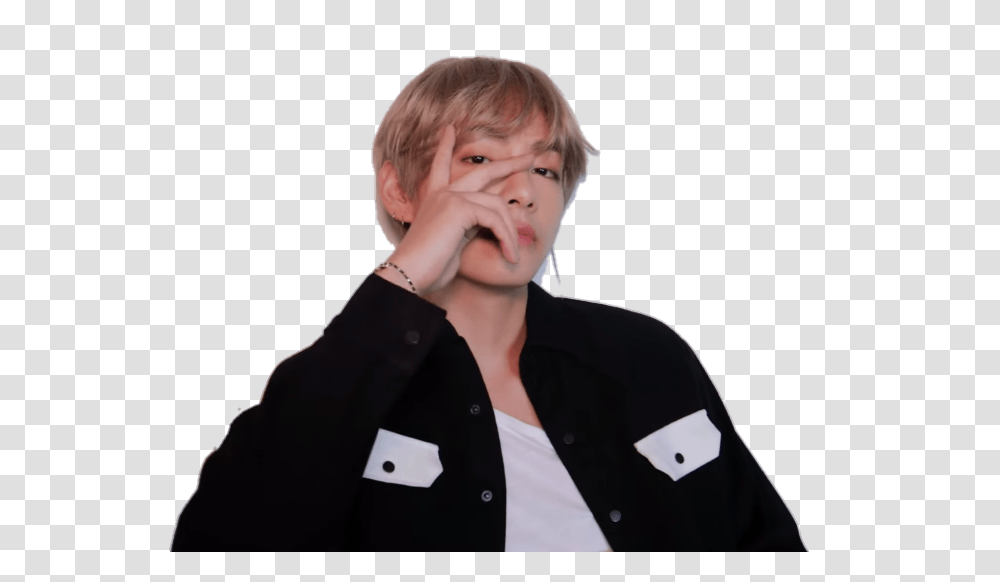 Taehyung, Person, Overcoat, Suit Transparent Png
