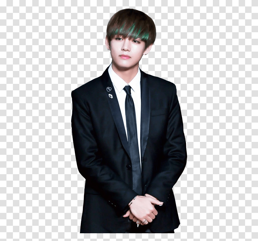 Taehyung Suit Download Taehyung, Overcoat, Apparel, Tie Transparent Png