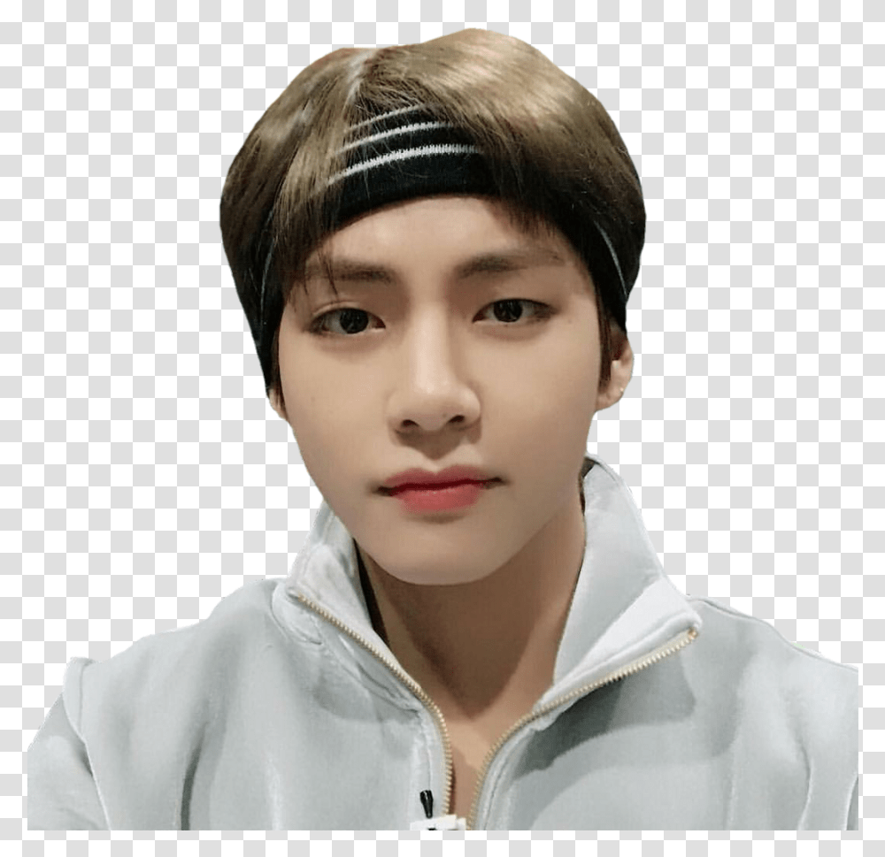 Taehyung V Bts Boy Cute Taehyung With Female Idols, Face, Person, Head Transparent Png
