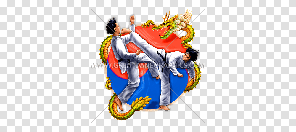 Taekwondo Production Ready Artwork For T Shirt Printing, Person, Human, Dragon, Judo Transparent Png