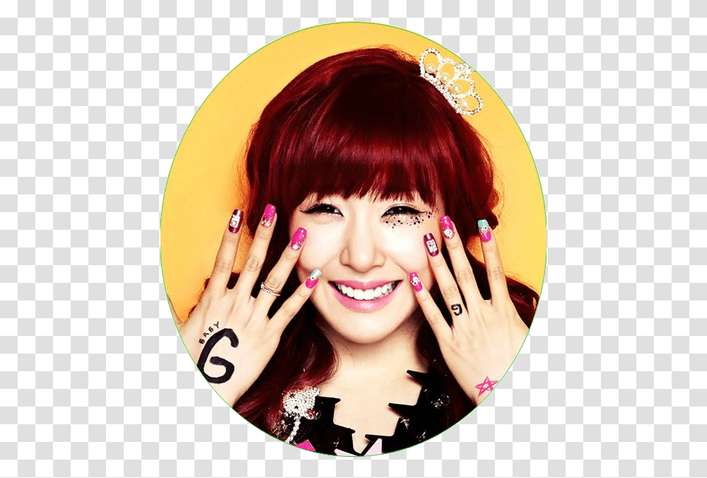 Taeyeon Circle, Manicure, Nail, Person, Human Transparent Png
