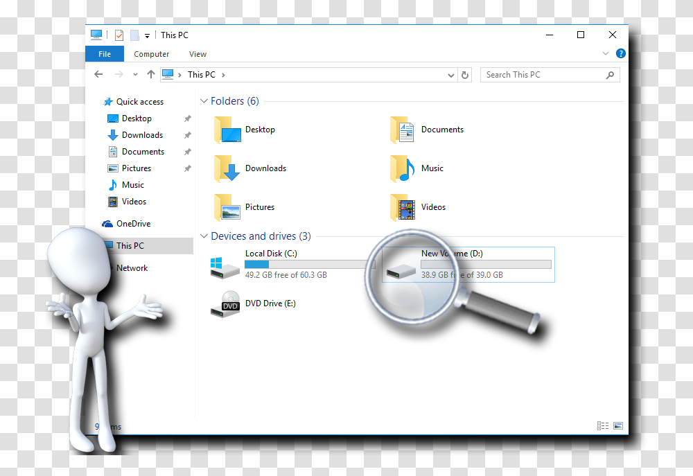 Tag A Folder In Windows 10 Direct Access Icon Windows, File, Magnifying, Webpage Transparent Png