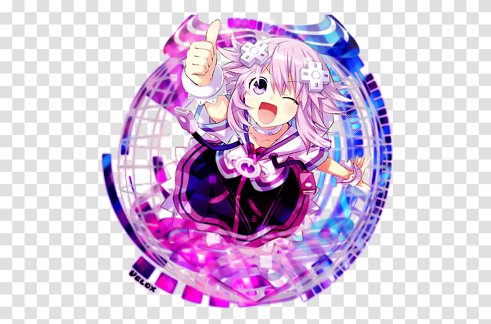 Tag By Veloxity Hyperdimension Neptunia Background, Purple, Comics Transparent Png
