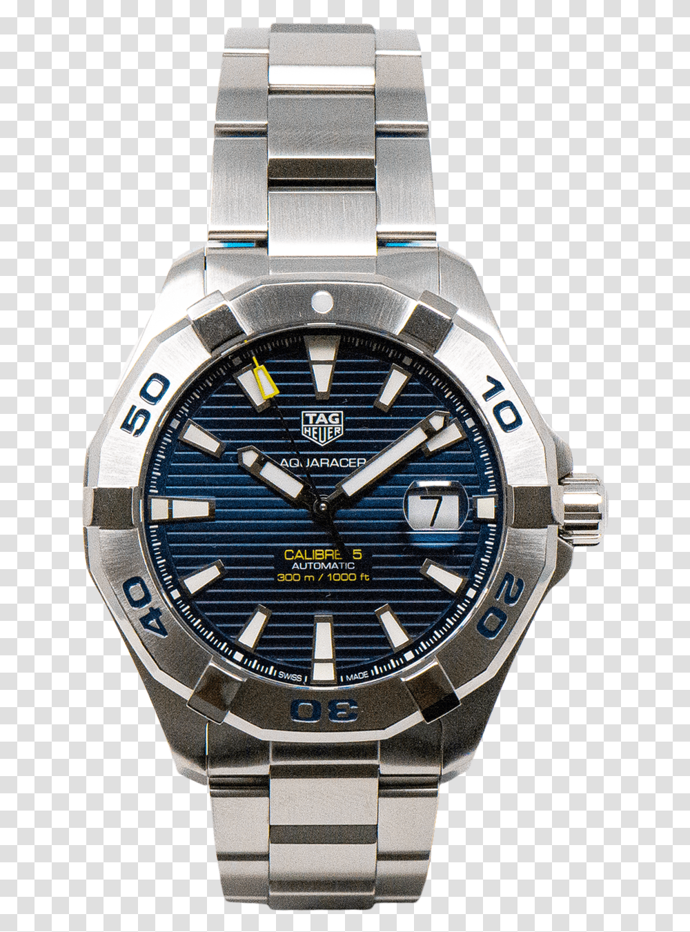 Tag Heuer Aquaracer, Wristwatch Transparent Png
