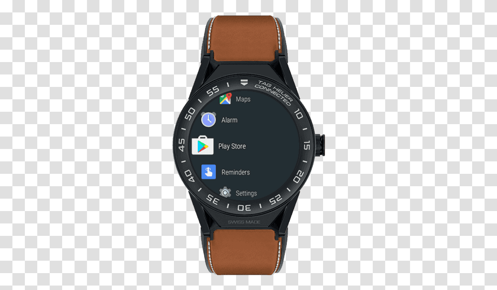 Tag Heuer Connected Orange, Wristwatch, Digital Watch Transparent Png