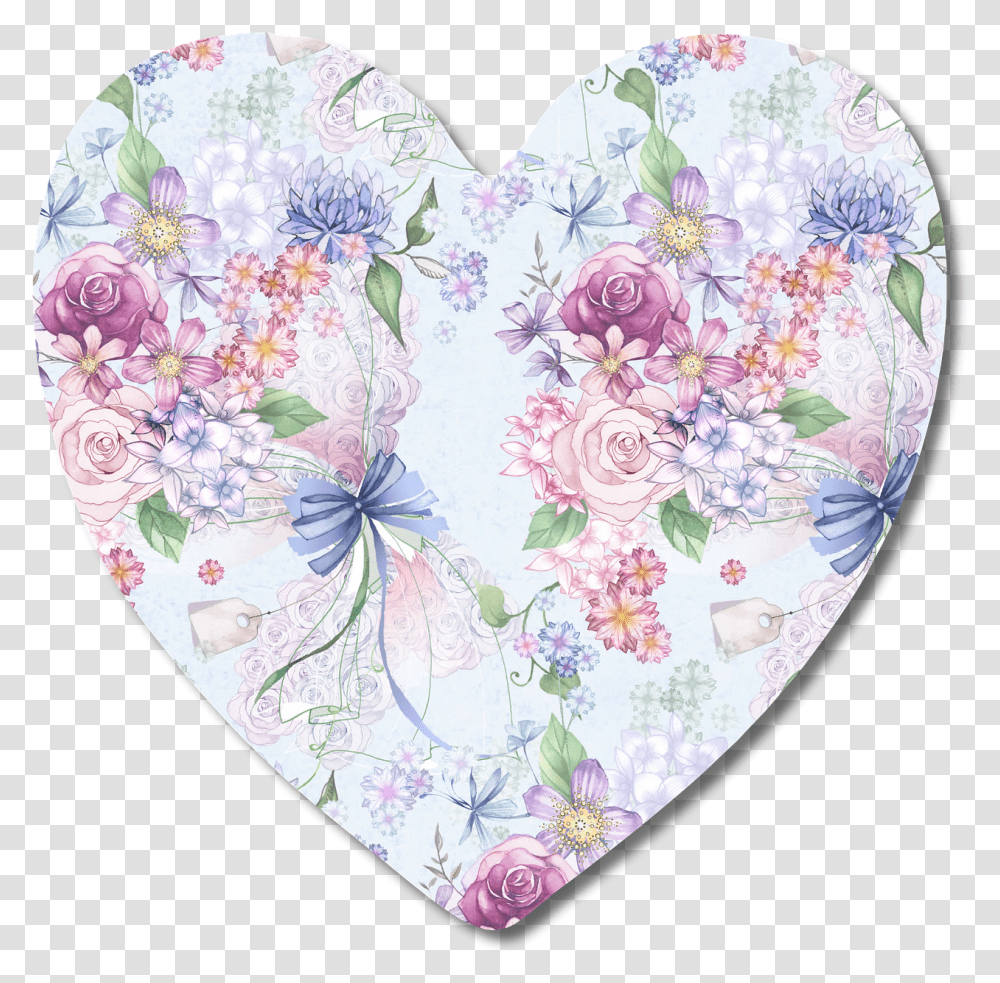 Tag Pink Floral Heart Love Pattern Scrapbooking Bday Greetings For Aunt, Flower, Plant, Petal, Rug Transparent Png