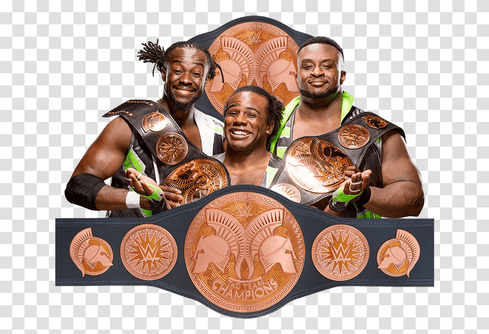 Tag Team The New Day Wwe Tag Team Championship The New Day, Person, Human, Skin, Sport Transparent Png