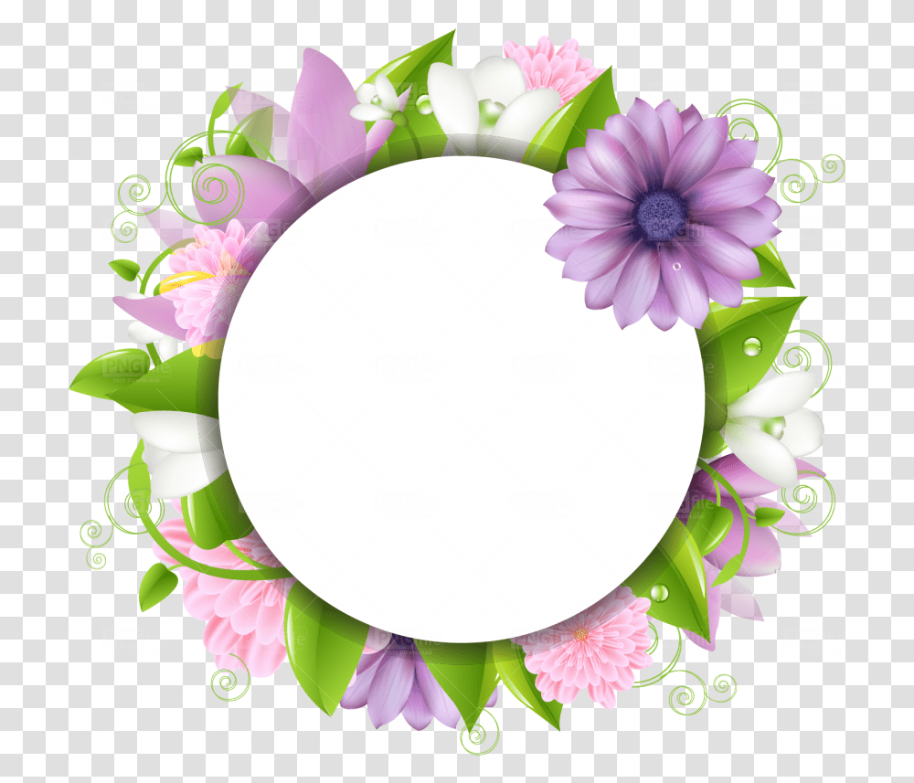 Tags Flower Frame Pngfilenet Free Images Download Floral, Graphics, Art, Floral Design, Pattern Transparent Png