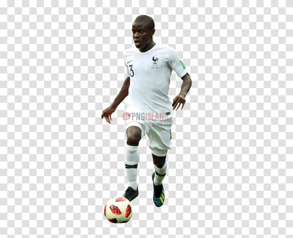 Tags N Golo Kante France Island Cliparts Football Player, Soccer Ball, Team Sport, Person, People Transparent Png