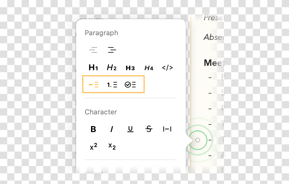 Tags People Actions Links Lists And Tables How To Dot, Text, Calendar, Page, Mobile Phone Transparent Png