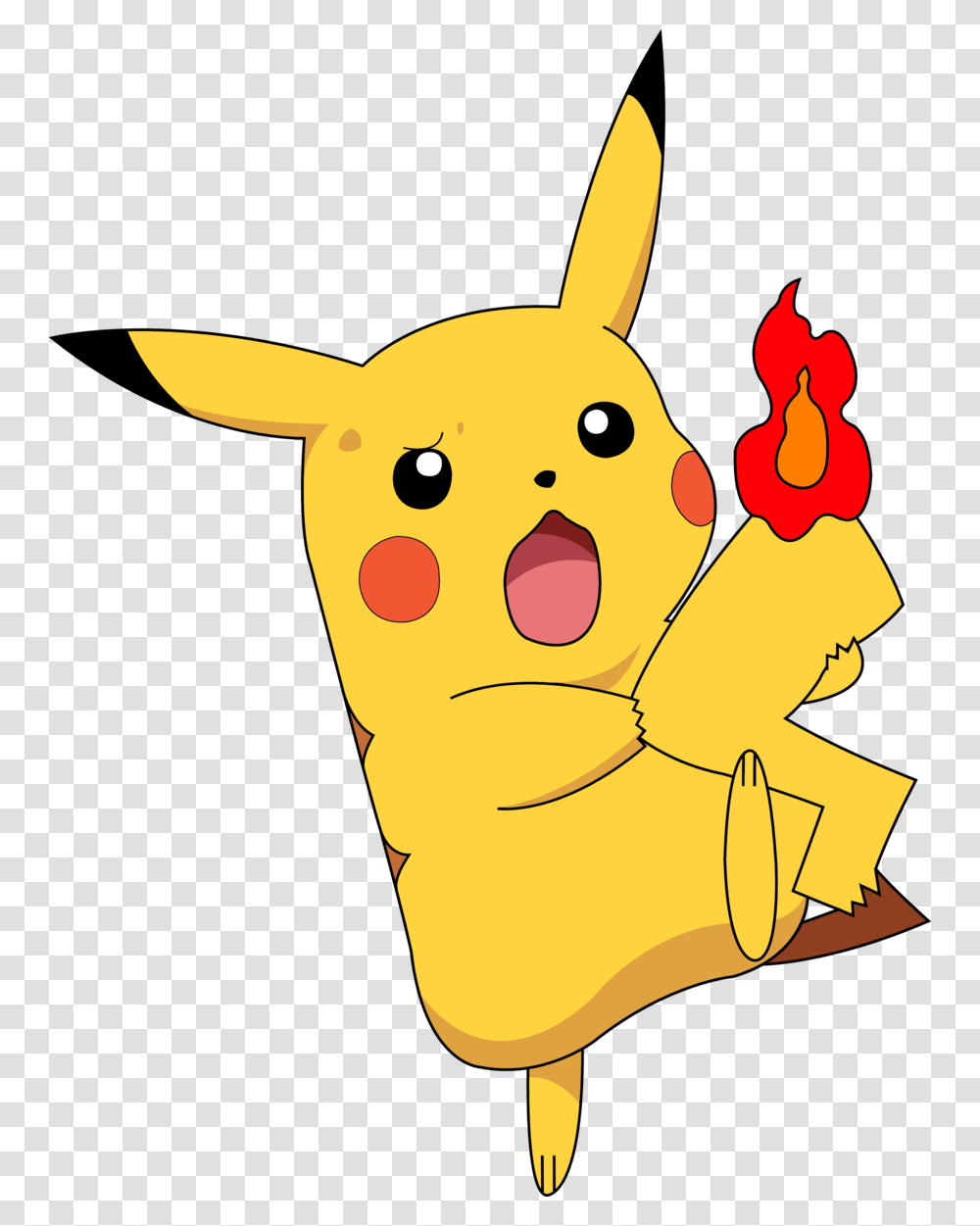 Tail Clipart Pikachu Pikachu Tail On Fire, Hand Transparent Png
