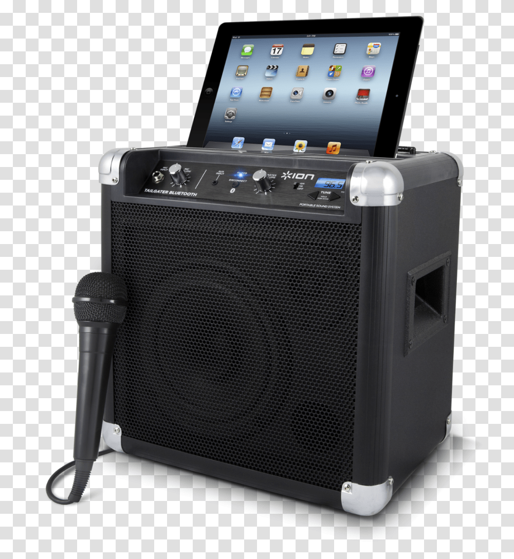Tailgater Main Ion Tailgater Bluetooth Speaker, Electronics, Camera, Tablet Computer, Arcade Game Machine Transparent Png