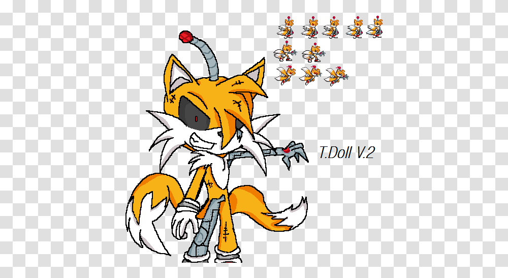 Tails Doll Sprite Sheet, Book, Comics Transparent Png