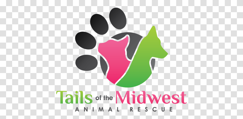 Tails Of The Midwest Animal Rescue, Poster, Advertisement, Text, Footprint Transparent Png