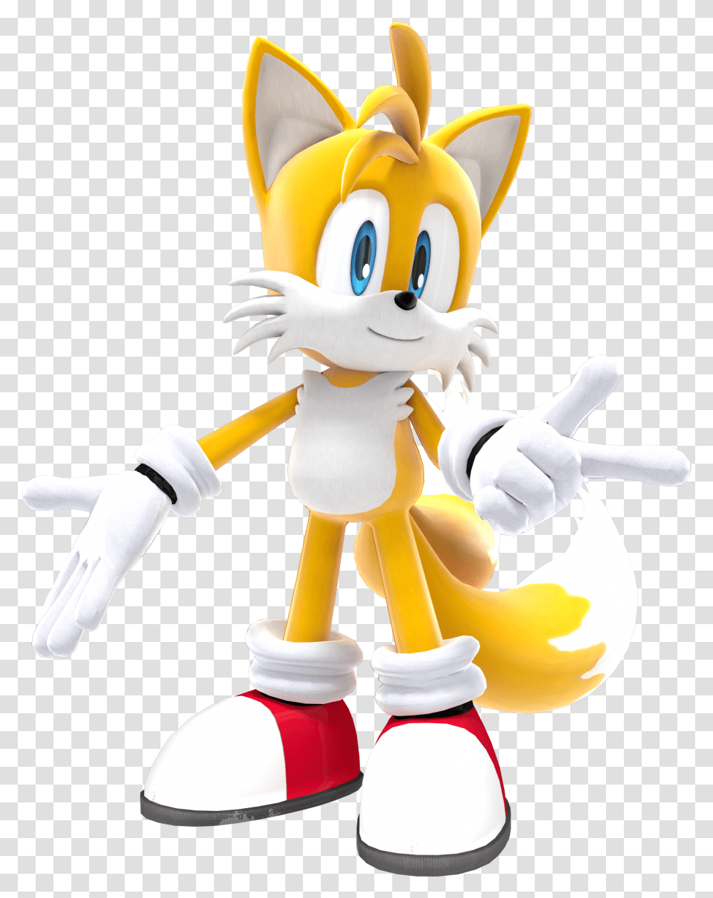 Tails The Fox 3d, Toy, Figurine, Sweets, Food Transparent Png